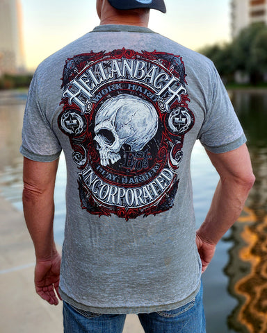 Image of Work Hard Mineral Washed Premium Shirt