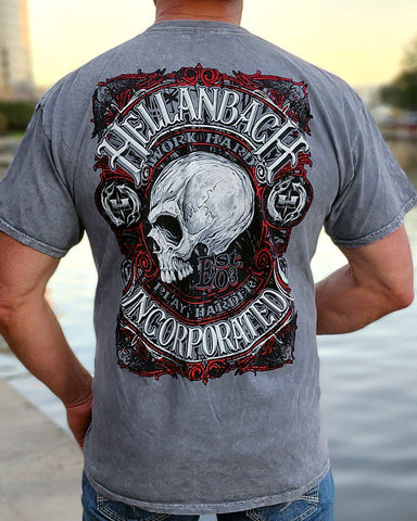 Image of Work Hard Mineral Washed Premium Shirt