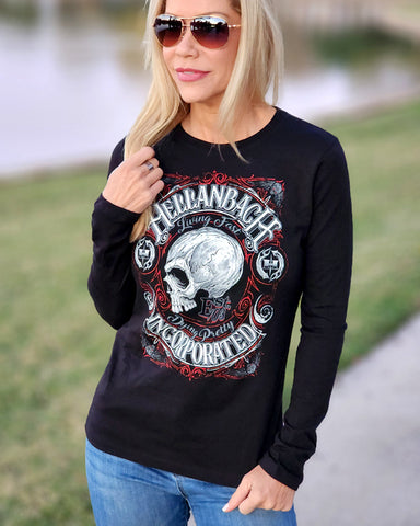 Image of Living Fast Dying Pretty Long Sleeve