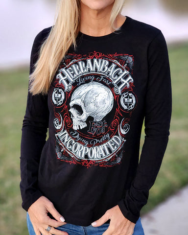 Image of Living Fast Dying Pretty Long Sleeve