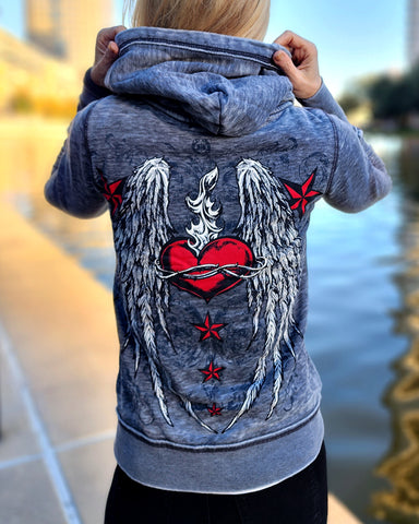 Image of Eternal Flame Zen Full-Zip Up Hoodie