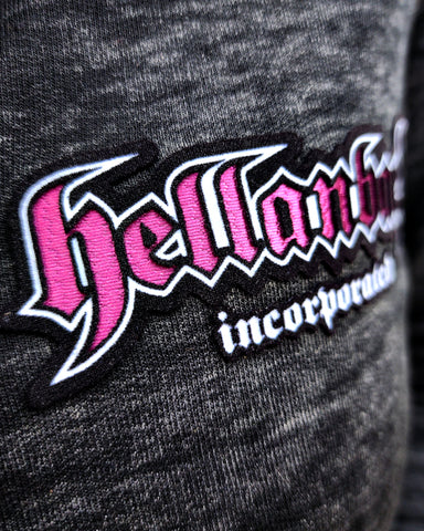 Image of Zen 3D Fuchsia Patch Full-Zip Up Hoodie