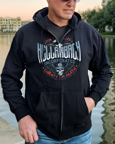 Image of For The Fallen Zip-Up Hoodie