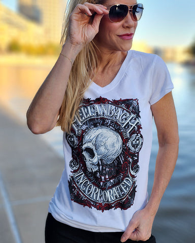 Image of Living Fast Dying Pretty V-Neck