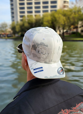 Image of Flexfit Alpine White Camo Hat