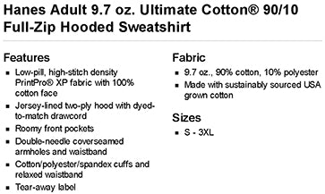 Image of Work Hard Zip Up Hoodie