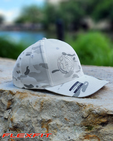 Image of Flexfit Alpine White Camo Hat