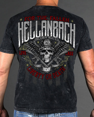 Image of For The Fallen Mineral Washed Premium Shirt