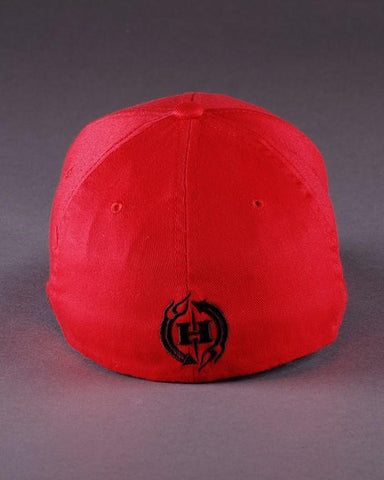 Image of Ballcaps - H6 Skull & Cossbones Logo On Solid Flexfit