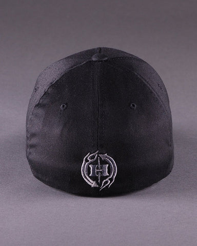 Image of Ballcaps - H6 Skull & Cossbones Logo On Solid Flexfit