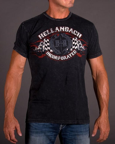 Image of Mens Fashion T-Shirt - What Goes Around Acid Wash