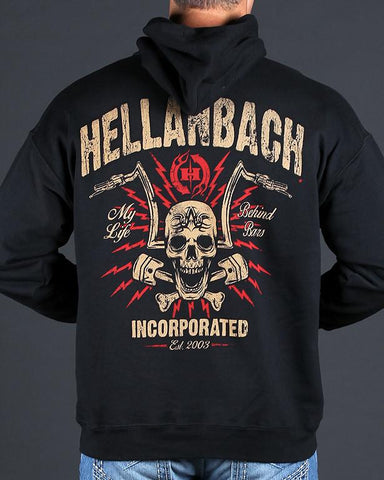 Image of Mens Hoodie - Behind Bars Pullover Hoodie