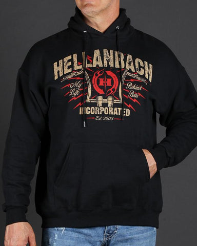 Image of Mens Hoodie - Behind Bars Pullover Hoodie