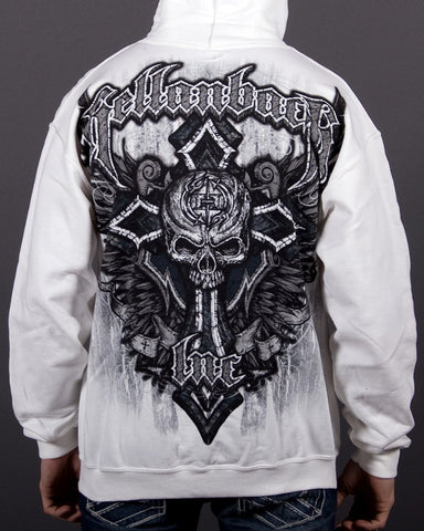 Image of Mens Hoodie - Black Cross Hooded Pullover