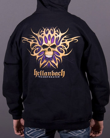 Image of Mens Hoodie - Bone Tribal Hooded Pullover