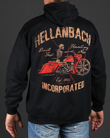 Image of Mens Hoodie - Built Fast Bagger Pullover Hoodie