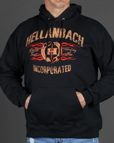 Image of Mens Hoodie - Built Fast Bagger Pullover Hoodie