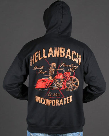 Image of Mens Hoodie - Built Fast Bagger Pullover Hoodie