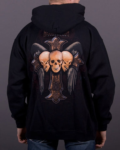 Image of Mens Hoodie - Celtic Cross Hooded Pullover