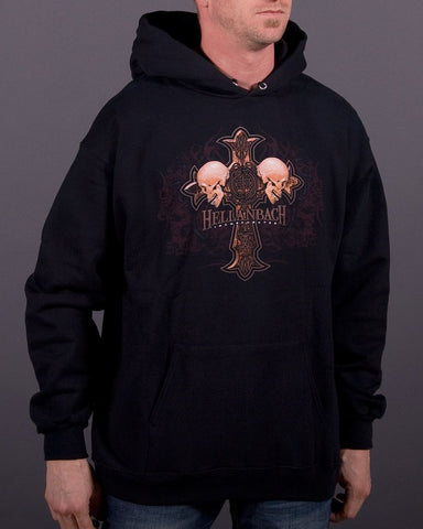 Image of Mens Hoodie - Celtic Cross Hooded Pullover