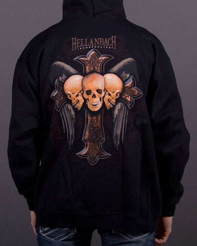 Image of Mens Hoodie - Celtic Cross Hooded Pullover