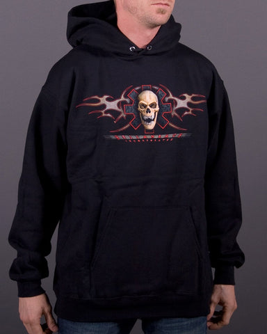 Image of Mens Hoodie - Fear No Evil Hooded Pullover