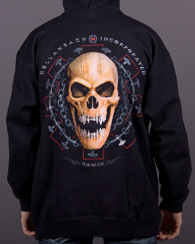 Image of Mens Hoodie - Fear No Evil Hooded Pullover