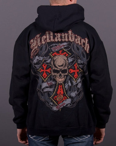 Image of Mens Hoodie - Live To Ride Hooded Pullover