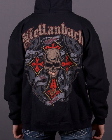 Image of Mens Hoodie - Live To Ride Hooded Pullover