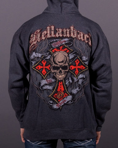 Image of Mens Hoodie - Live To Ride Hooded Pullover