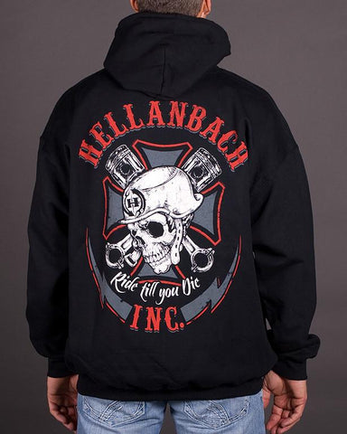 Image of Mens Hoodie - Ride Till You Die Hooded Pullover