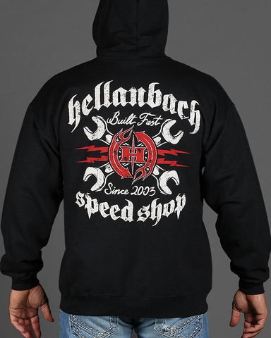 Image of Mens Hoodie - Speed Shop Pullover Hoodie