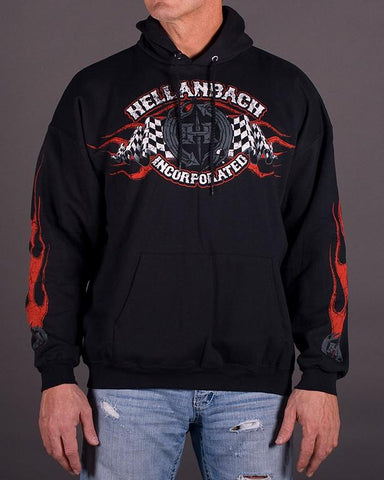 Image of Mens Hoodie - What Goes Around Hooded Pullover