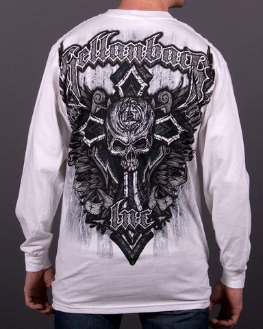 Image of Mens LS T-Shirt - Black Cross Long Sleeve