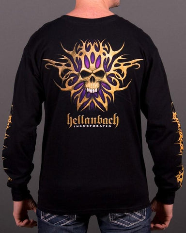 Image of Mens LS T-Shirt - Bone Tribal Long Sleeve