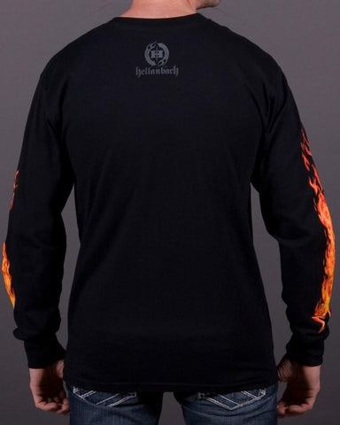 Image of Mens LS T-Shirt - Fire Star Long Sleeve