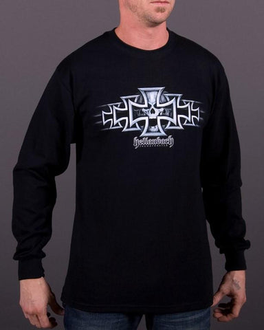 Image of Mens LS T-Shirt - Iron Skull Long Sleeve