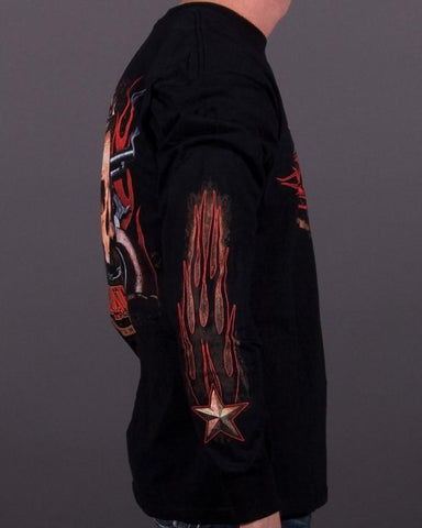 Image of Mens LS T-Shirt - No Guts No Glory Long Sleeve