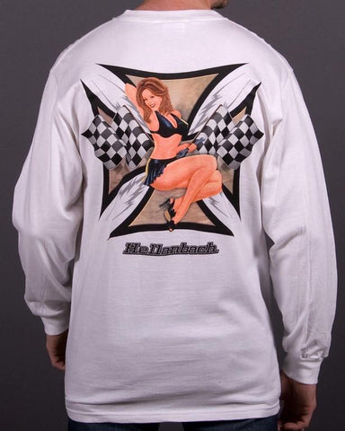 Image of Mens LS T-Shirt - Pin Up Girl Long Sleeve