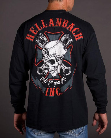Image of Mens LS T-Shirt - Ride Till You Die Long Sleeve