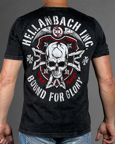 Image of Mens Premium T-Shirt - Bound For Glory Mineral Washed Premium Shirt