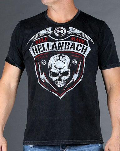 Image of Mens Premium T-Shirt - Bound For Glory Mineral Washed Premium Shirt