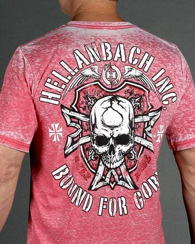 Image of Mens Premium T-Shirt - Bound For Glory Mineral Washed Premium Shirt