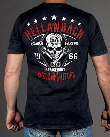 Image of Mens Premium T-Shirt - Custom Motors On Mineral Washed Premium Shirt