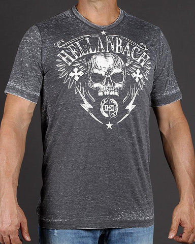 Image of Mens Premium T-Shirt - Fast Bikes & Loud Pipes Mineral Washed Premium Shirt