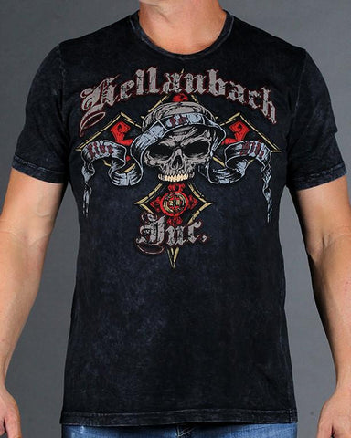 Image of Mens Premium T-Shirt - Live To Ride Mineral Washed Premium Shirt