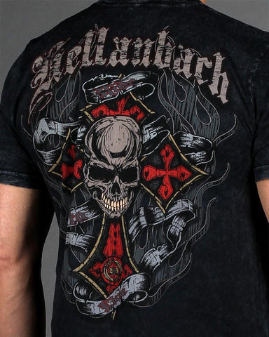 Image of Mens Premium T-Shirt - Live To Ride Mineral Washed Premium Shirt