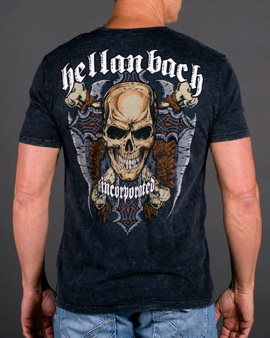 Image of Mens Premium T-Shirt - Reaper Mineral Washed Premium Shirt