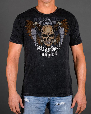 Image of Mens Premium T-Shirt - Reaper Mineral Washed Premium Shirt