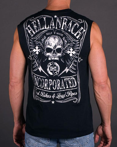 Image of Mens Sleeveless Shirt - Fast Bikes-Loud Pipes Sleeveless T